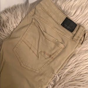 AMERICAN EAGLE LONG!! skinny stretch khakis